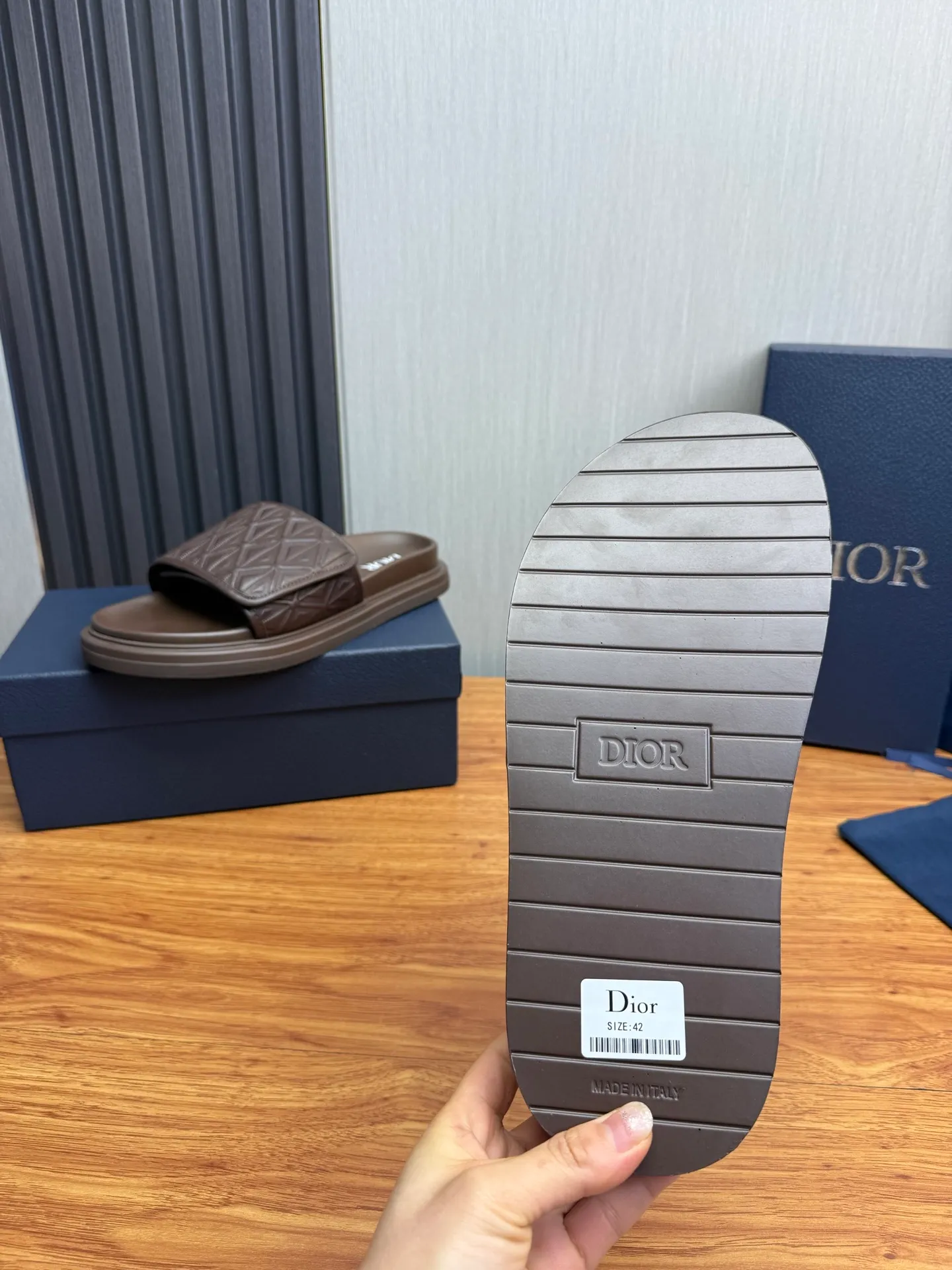 Men's shoes 280💰 Dior. Men's slippers🩴Official website 1:1 production 38-45 yards 45 46 🉑️Customized original material shipped✅